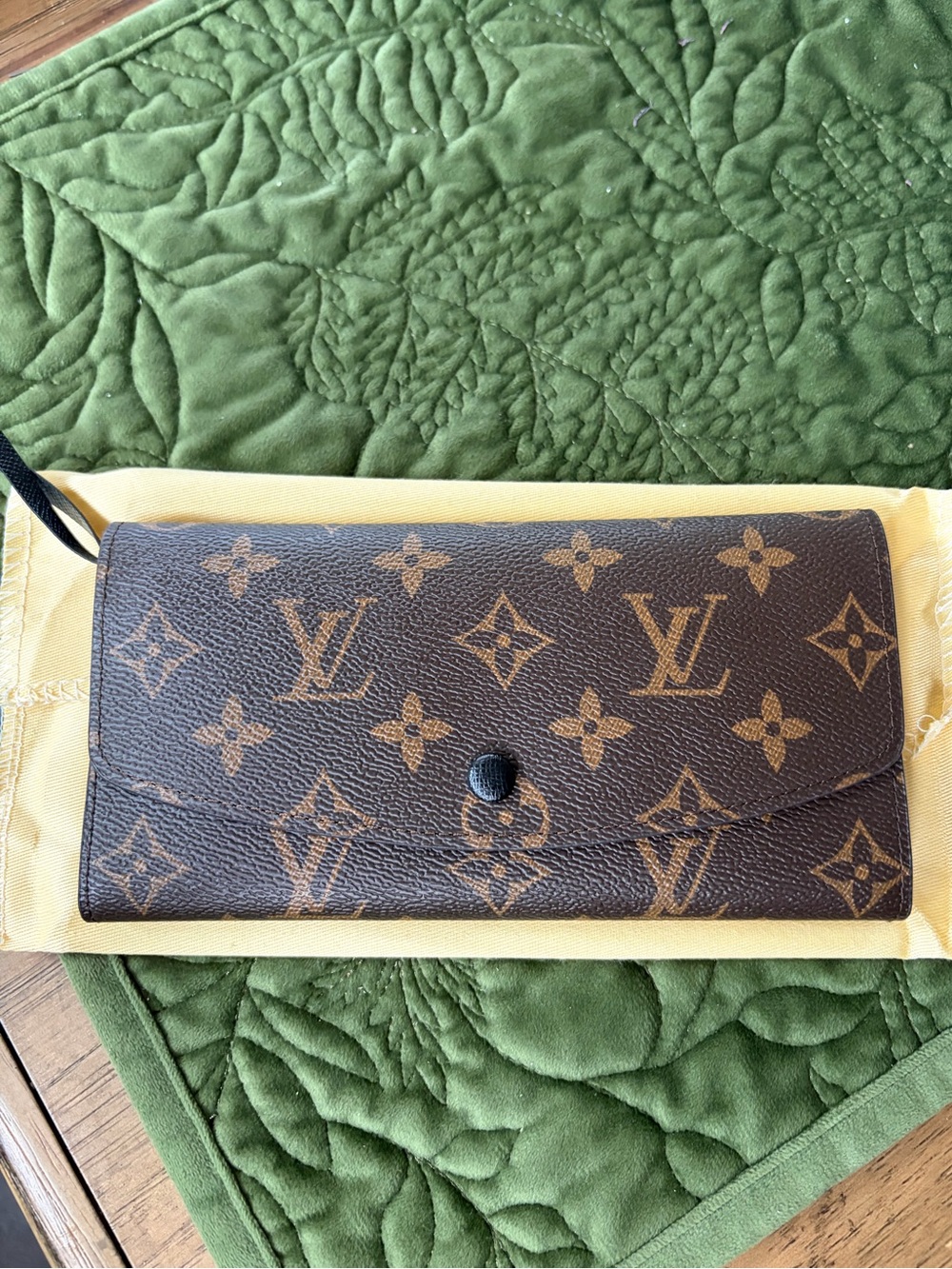 Monogram Continental Wallet in Brown NWOB